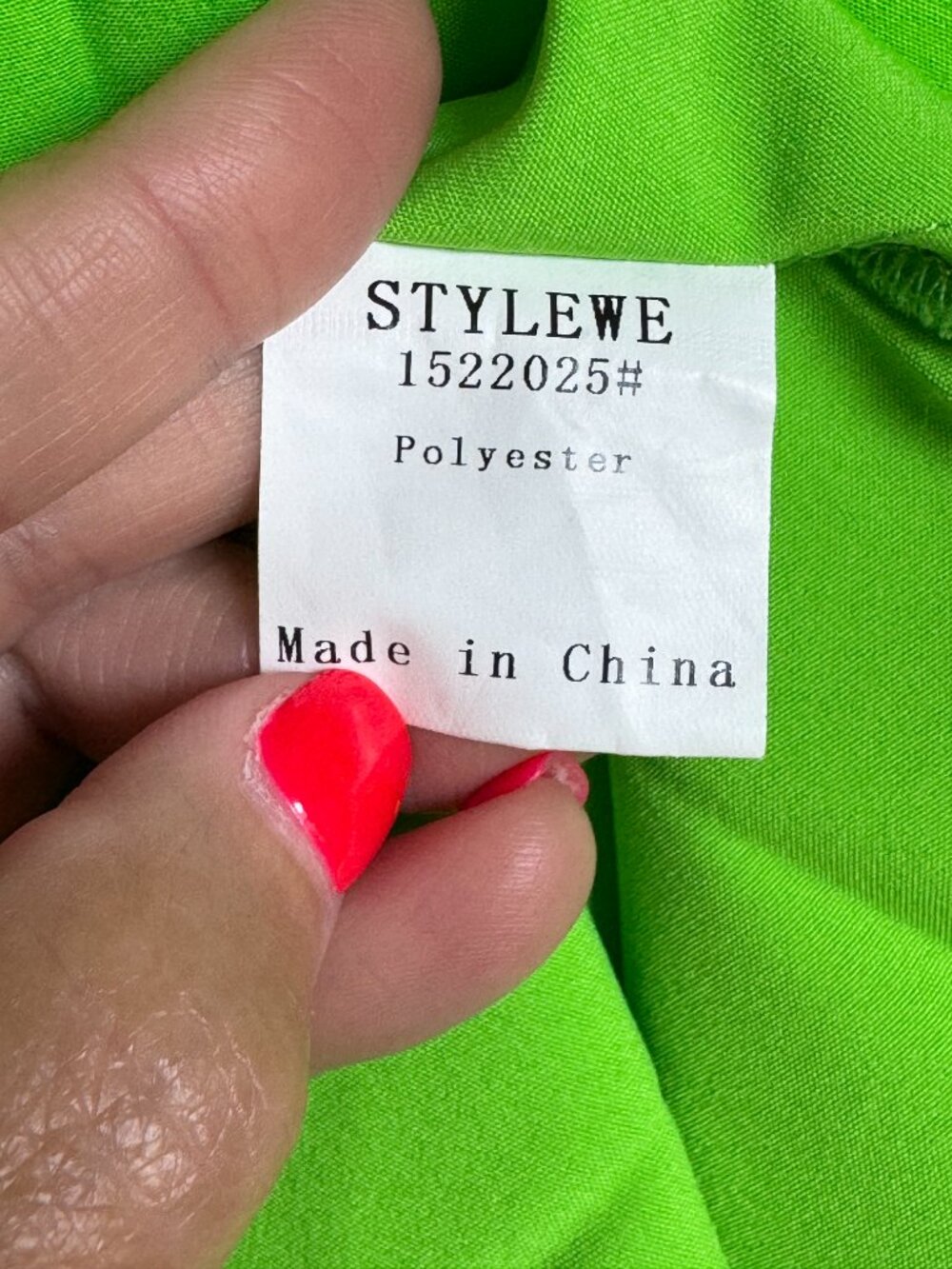 Womens Lime Green Pleated Tie Neck Blouse Split Balloon Sleeve Top Y2K sz(M) - Picture 6 of 9